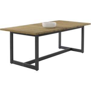 Geneve 80 X 40 inch Natural Outdoor Extension Dining Table