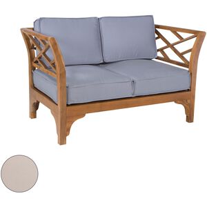 Cover Cushion 45 X 26 inch Cream Outdoor Cushion, Love Seat Cushion