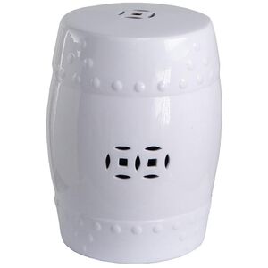 Zella White Outdoor Pedestal