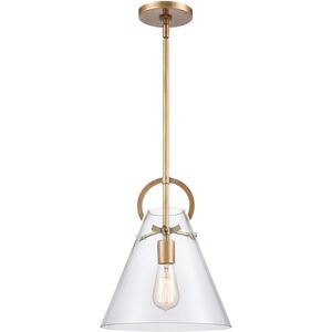 Gabby 1 Light 11 inch Brass Mini Pendant Ceiling Light