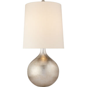 AERIN Warren 32.5 inch 150.00 watt Burnished Silver Leaf Table Lamp Portable Light