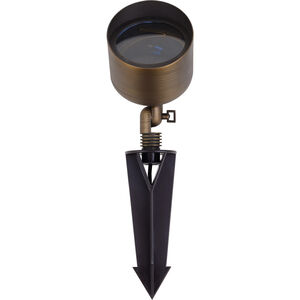 Aera 50.00 watt Antique Brass Landscape Spot Light