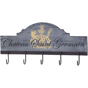 Chateau Dark Brown with Graywash and Gold Dimensional Wall Art