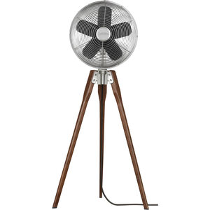 Arden Satin Nickel 43.79 inch Pedestal Fan
