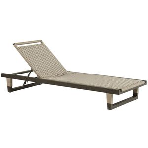 Daytona Buff and Blackened Bronze Outdoor Chaise