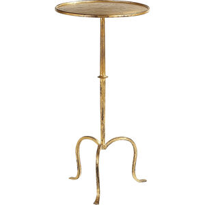 Martini 24 X 12 inch Gilded Iron Martini Table