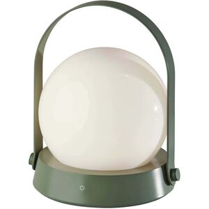 Millie 8.25 X 7 inch Sage Green Color Changing Table Lantern, Simplee Adesso