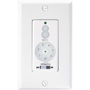 Aire White Wall Mount Fan Control