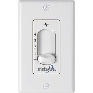 Aire White Wall Mount Fan Control